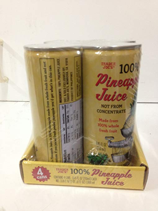 Trader Joe's 100% Pineapple Juice