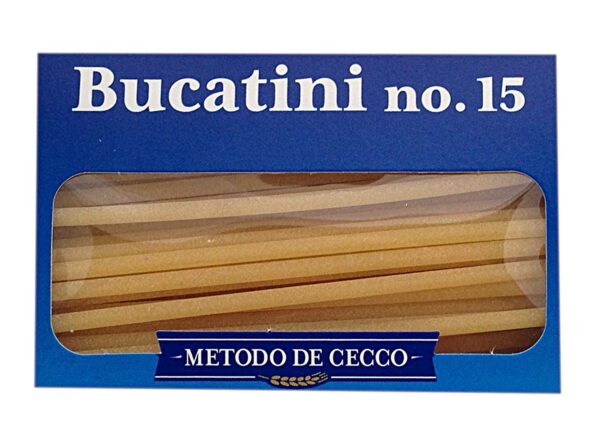 Metodo De Cecco, Bucatini No.15, Imported from Fara San Martino, Italy, 16 oz