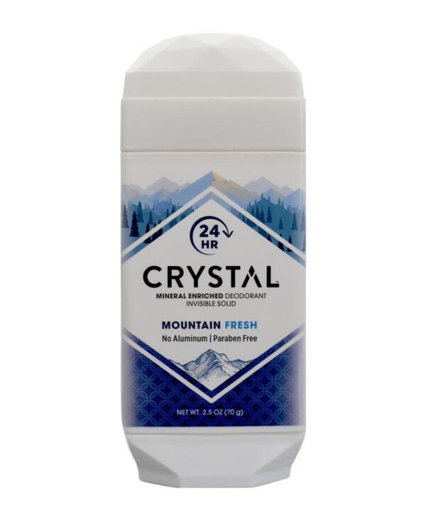 Crystal Deodorant Solid Stick 2.5 Ounce Mountain Fresh