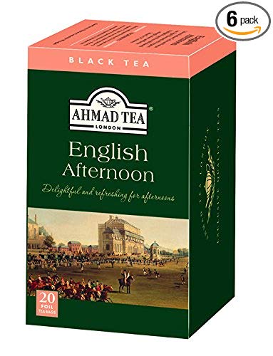 Ahmad Tea Darjeeling Tea, 20-Count Boxes (Pack of 6)