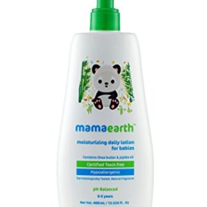 Mamaearth Moisturizing Baby Lotion with Shea Butter and Jojoba Oil for Babies & Kids, Made in the Himalayas- Hypoallergenic, Toxin-free, All Natural with Organic Ingredients