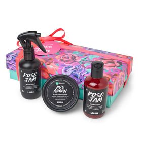 Lush Rose Jam Body Spray Wrapped Gift