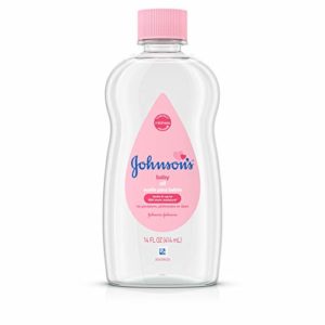 Johnson's Baby Oil, Pure Mineral Oil to Prevent Moisture Loss, Original 14 fl. oz (Packaging May Vary)(Pack of 6)