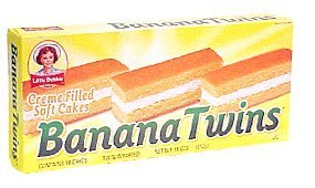 Little Debbie Banana Twins Cakes 11 Oz (2 Boxes)