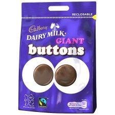 Cadbury Fair Trade Giant Buttons 119g - Pack of 6