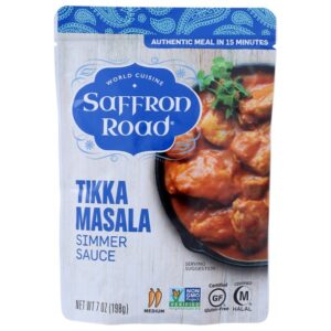 Saffron Road Tikka Masala Simmer Sauce, 7 oz