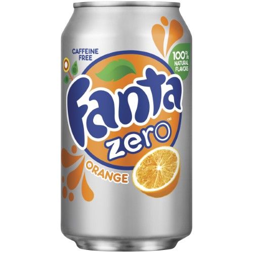 Fanta Orange Zero Soda, 12 Fl Oz Can (Pack of 18, Total of 216 Fl Oz)