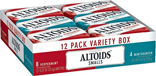Altoids Smalls Sugarfree Mints Variety Pack, 12 Count, 4.44 Ounce