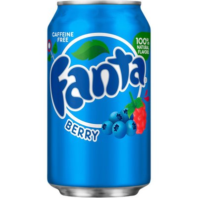 Fanta Berry Soda, 12 Fl Oz Can (Pack of 18, Total of 216 Fl Oz)