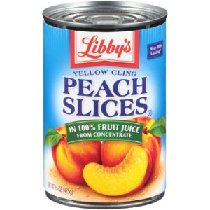 Libby's Peaches Sliced In Pear juices Concentrate, 15-Ounces Cans (Pack of 12) by Libby's