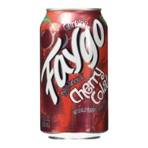 Faygo cherry cola soda pop, 12-oz. 12-pack cans