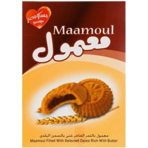 Halal Bisco Misr Maamoul Filled With Selected Dates With Butter 12 Pieces 384