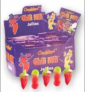 Chili Mili (spicy jelly candy- halal) box of 24pkts