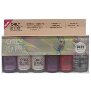 Orly Breathable Nail Lacquer - 6 Piece Kit - 18ml / 0.6oz Each