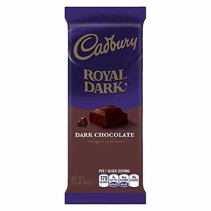 Cadbury Royal Dark Chocolate Bar 3.5oz (Pack of 6)
