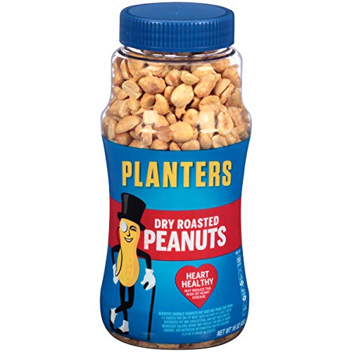 Planters Whole Peanuts, Dry Roasted, 16 Ounces