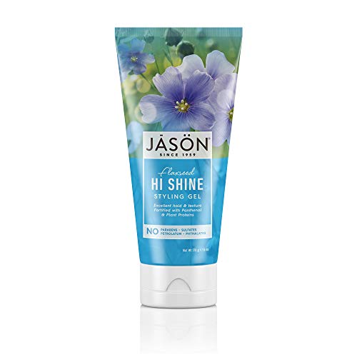 JASON Flaxseed Hi-Shine Styling Gel, 6 Ounce Tube