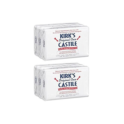 Kirk's Original Coco Castile Soap 4 Ounces (6 Pack)
