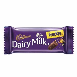 Cadbury Dairy Milk Crackle Chocolate Bar, 36 grams (1.26 oz) - India (Vegetarian) (Pack of 10)