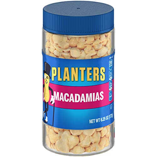 Planters Dry Roasted Salted Macadamias, 6.25 oz Jar