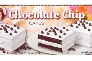 Little Debbie Chocolate Chip Cakes 12 Oz (2 Boxes)