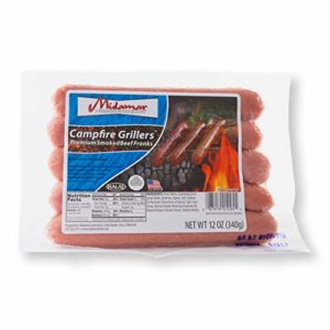 Campfire Grillers - Halal Smoked franks - 16/12 oz pkgs