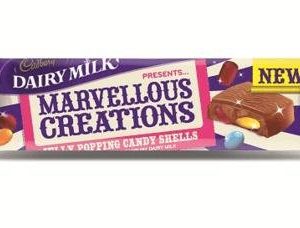 Cadbury Dairy Milk Marvellous Creations Jelly Popping Candy Shells 6x47g