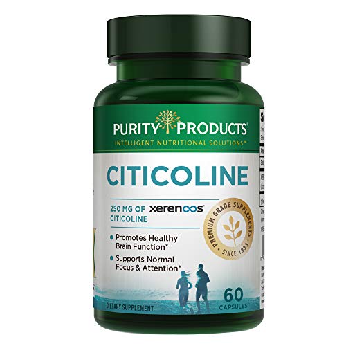 Citicoline Elite Cognition Support* Featuring Patented Xerenoos® Citicoline from Purity Products & Dr. Ken Redcross - 60 Capsules