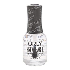 Orly Breathable Nail Color, Treatment + Shine"Clear Coat", 0.6 Fluid Ounce