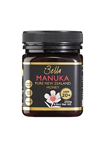 Bella New Zealand Manuka Honey Certified UMF 20+ (MGO 830+) | 8.8oz | 250g | Raw Ultra Premium 100% NZ Manuka Honey | Non-GMO, Halal, Supports Immunity Naturally