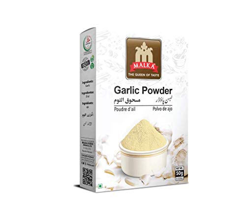 Malka Spice Garlic Powder 100% Natural Non-GMO Vegan Halal - Pack of 2