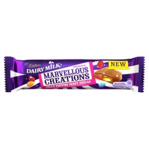 Cadbury Dairy Milk Marvellous Creations Jelly Popping Candy Bar 47 g (Pack of 24)