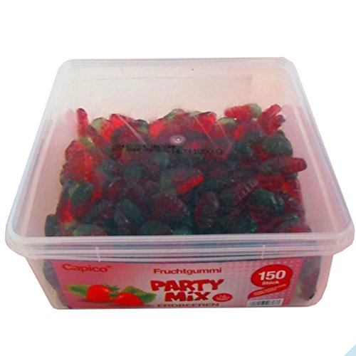 Capico Gummy Candy Halal Party Mix Strawberries (1 x 1,05 kg)
