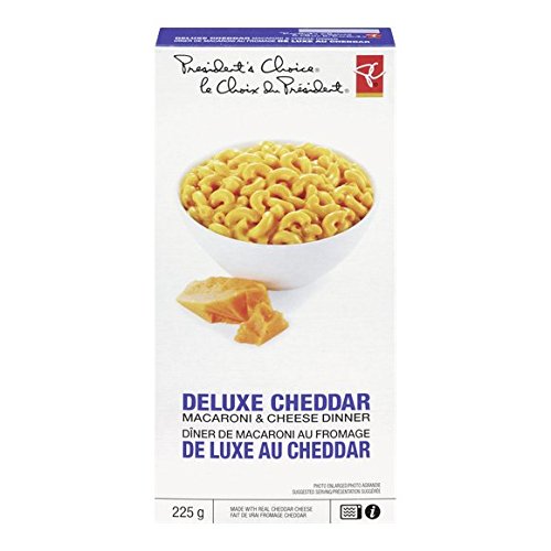 Presidents Choice Deluxe Cheddar Macaroni & Cheese 225g - Imported from Canada