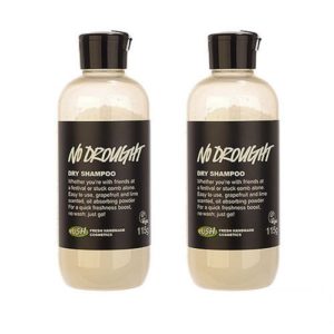 2 PCS Lush No Drought Dry Shampoo 115g Hair Shampoo Powder Non-rinse