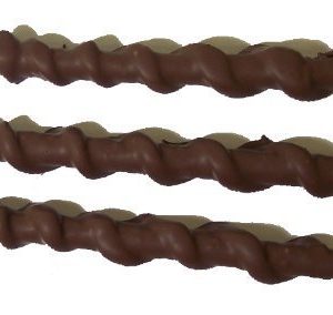 8oz Milk Chocolate Covered Caramel Pretzel Rods Certified Kosher-dairy by Lang's Chocolates