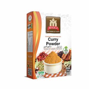 Malka Spices Curry Powder 100% Natural Non-GMO Vegan Halal - Pack of 2