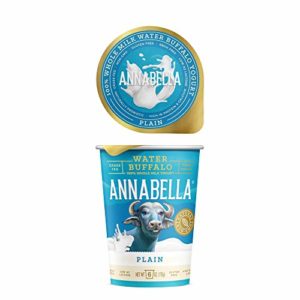 Annabella Water Buffalo Yogurt (Plain) / 6oz Cup-6 Cups per case