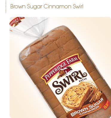 Pepperidge Farm Swirl Bread, Brown Sugar Cinnamon (Pack of 3)
