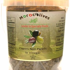 MorocOlives, Capers in Vinegar, Imported from Morocco, 46.4 oz