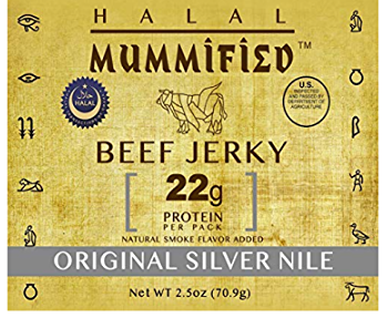 Halal Beef Jerky - Original Silver Nile 2.5 oz (Pack of 2)
