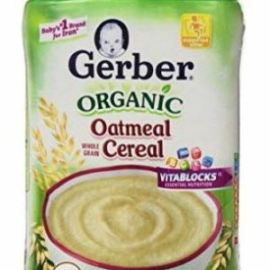Gerber Organic Baby Cereal - Oatmeal - 8 oz