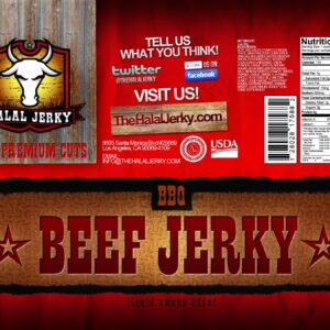 Halal Jerky - BBQ 4-pack (3 Oz Bag)