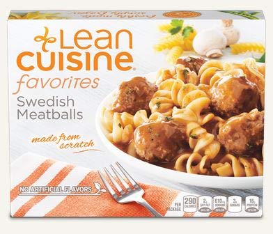 Nestle Stouffers Lean Cuisine Swedish Meatball, 9.13 Ounce -- 12 per case.