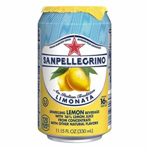 Sanpellegrino Lemon Sparkling Fruit Beverage, 11.15 Fl. Oz Cans (24 Count)