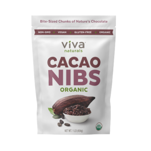 Viva Naturals Certified Organic Cacao Powder (2lb) for Smoothie, Coffee and Drink Mixes