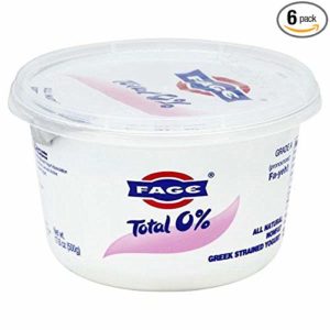 FAGE YOGURT GREEK TOTAL 0% WITH BLUEBERRY ACAI 5.3 OZ PACK OF 6