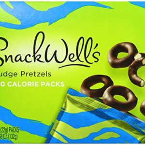SnackWell's Mini Pretzels, Fudge Dipped, 6 Count (Pack of 6)