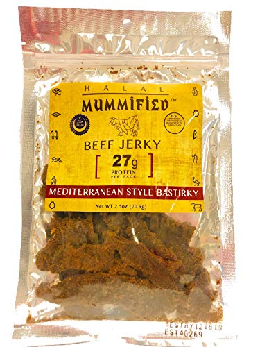 Mummified Halal Beef Jerky - Mediterranean Style Bastirky 2.5 oz