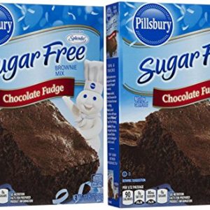 Pillsbury Sugar Free Mix-Chocolate Fudge Brownie-12.35 Oz-2 Pack
